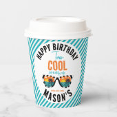 Twee Cool Boy 2e Verjaardagsfeestje Papieren Bekers (Voorkant)