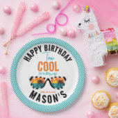 Twee Cool Boy 2e Verjaardagsfeestje Papieren Bordje (Feest)