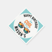 Twee Cool Boy 2e Verjaardagsfeestje Servet (Hoek)