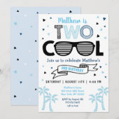 Twee Cool Boy Summer Birthday Kaart (Voorkant / Achterkant)