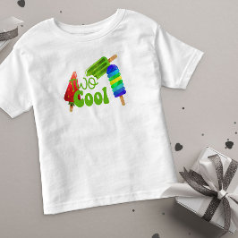 Twee Cool Boys 2e Verjaardag Popsicle Kinder Shirts