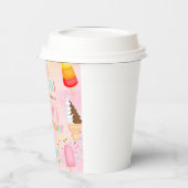 TWEE COOL ijs meisje verjaardag papieren bekers. Papieren Bekers (Links)