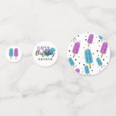 TWEE COOL Kind 2e verjaardag Zomer IJsdag Partij Confetti (Achterkanten)