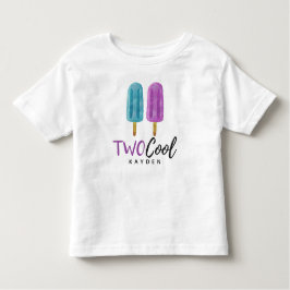 TWEE COOL Kind 2e verjaardag Zomer IJsdag Partij Kinder Shirts
