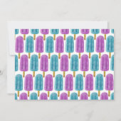 TWEE COOL Kind's 2e Verjaardag Zomer Ijs Pop Foto Kaart (Achterkant)