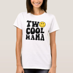 Twee Cool Mama Matching Birthday T-shirt voor Mam