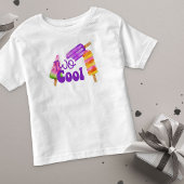 Twee Cool Meisjes 2e Verjaardag Popsicle Kinder Shirts