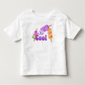 Twee Cool Meisjes 2e Verjaardag Popsicle Kinder Shirts (Voorkant)