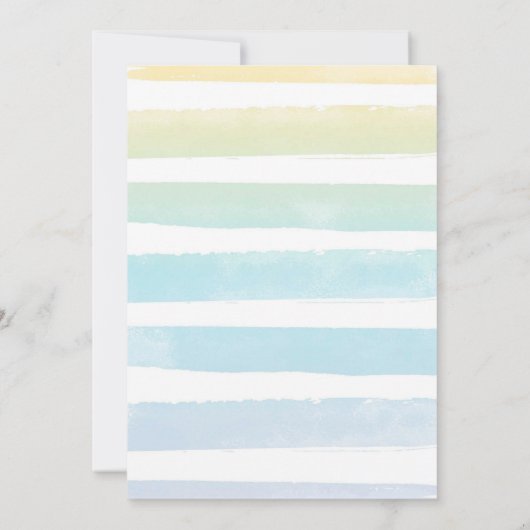 Twee Cool Pool Party Beach 2e Verjaardagsfeestje Kaart (Achterkant)