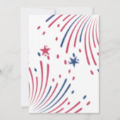 Twee Cool Summer Popsicle Vuurwerk Verjaardagsfees Kaart (Achterkant)