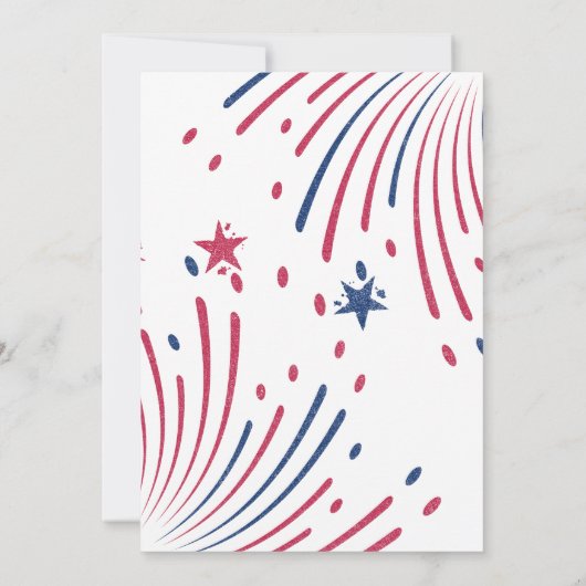 Twee Cool Summer Popsicle Vuurwerk Verjaardagsfees Kaart (Achterkant)