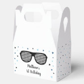 Twee Cool Sunbril Boy Birthday Bedankdoosjes (Geopend)