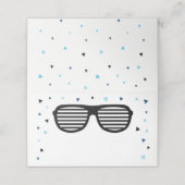 Twee Cool Sunbril Boy Birthday Plaatskaartje (Buitenkant ongevouwen)