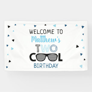 Twee Cool Sunbril Boy Birthday Spandoek