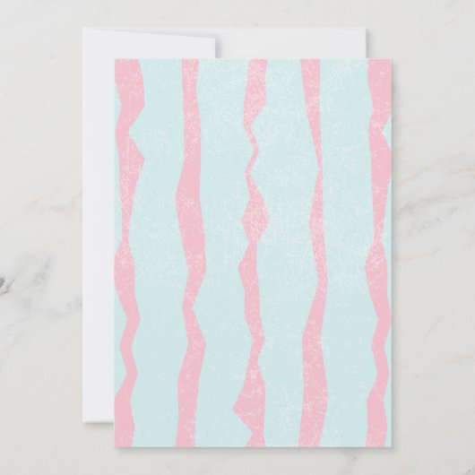 Twee Cool | Tropische zomer flamingo verjaardag Kaart (Achterkant)