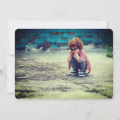 Twee Cool Verjaardags Foto Uitnodiging (Achterkant)