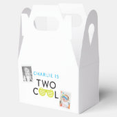 Twee Cool Verjaardagsfeestje Favor Boxes Bedankdoosjes (Geopend)