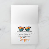 Twee Coole Jongen 2de Verjaardagsfeestje Bedankkaart (Binnen)