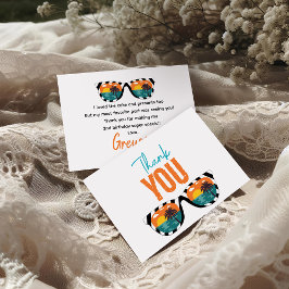 Twee Coole Jongen 2e Verjaardagsfeestje Bedankkaart