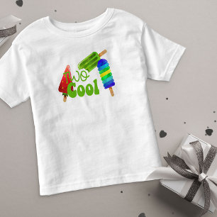 Twee Coole Jongens 2de Verjaardags Ijslolly Kinder Shirts
