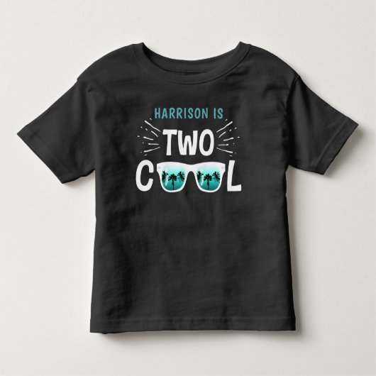 Twee Coole Jongens 2e Verjaardag Kinder Shirts (Voorkant)