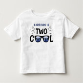 Twee Coole Jongens 2e Verjaardag Kinder Shirts (Voorkant)