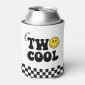 Twee Coole Retro Favorieten voor 2de Verjaardagsfe Blikjeskoeler (Blikje Voorkant)