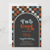 Twee coole tweede verjaardag uitnodiging | Skatebo (Voorkant)