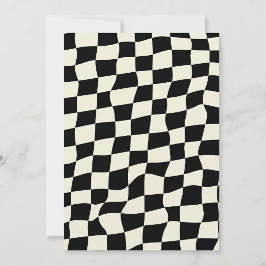 Twee coole verjaardagsfeestje retro verre 2e verja kaart (Achterkant)