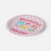 TWEE COOLE Zomerfeest Borden Papieren Bordje (Gekanteld)