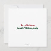 Twee Corgi-kerstbomen hond Santa Hat Cute Feestdagenkaart (Achterkant)