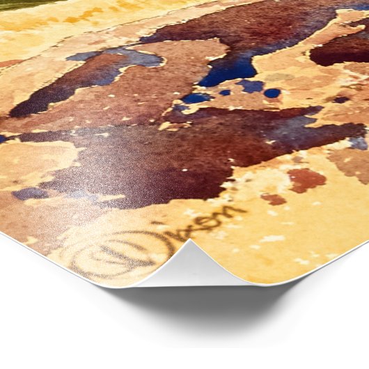 Twee cowboys op paarden door Maynard Dixon Foto Afdruk (Hoek)