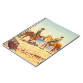 Twee cowboys op paarden door Maynard Dixon Notitieboek (Linkerzijde)