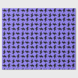 Twee cowboys op paarden in silhouet - Periwinkle Cadeaupapier
