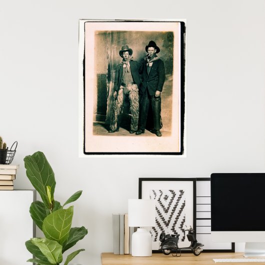 TWEE COWBOYS POSTER (Thuiskantoor)
