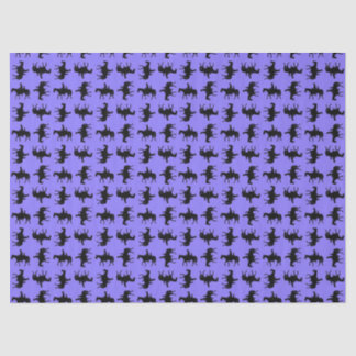 Twee cowboys te paard silhouetten - Periwinkle Tissuepapier