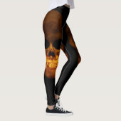 Twee Creepy Human Skulls Leggings (Rechts)