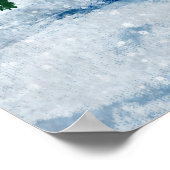 Twee cross-country skiërs poster (Hoek)