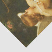 Twee Cupids Emile Munier Retro ontkoppeling Tissuepapier (Detail)