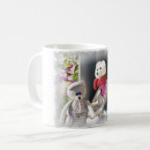 Twee curios-muizen koffiemok (Voorkant links)