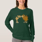 Twee Cute Cartoon Camels Women T-Shirt (Voorkant)