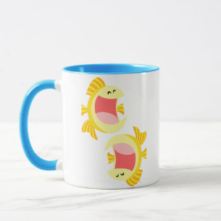 Twee Cute Cartoon Fish Mok