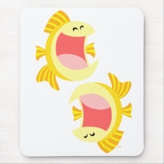 Twee Cute Cartoon Fish Mousepad Muismat