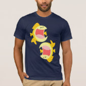 Twee Cute Cartoon Fish T-Shirt (Voorkant)