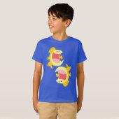Twee Cute Cartoon Fish T-Shirt (Voorkant volledig)