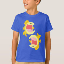 Twee Cute Cartoon Fish T-Shirt