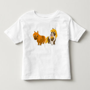 Twee cute Cartoon ponies Children T-shirt