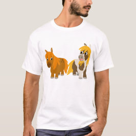 Twee Cute Cartoon Ponies T-shirt