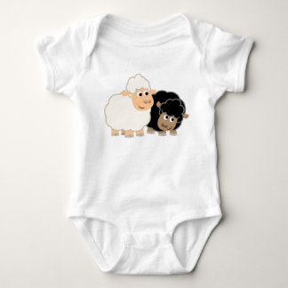 Twee Cute Cartoon Sheep Baby Creeper Romper