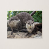 Twee Cute Otters | Otter Legpuzzel (Horizontaal)